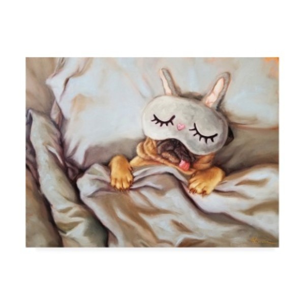 Trademark Fine Art Lucia Heffernan 'Sleeping Beauty Face Mask' Canvas Art, 18x24 IC01529-C1824GG